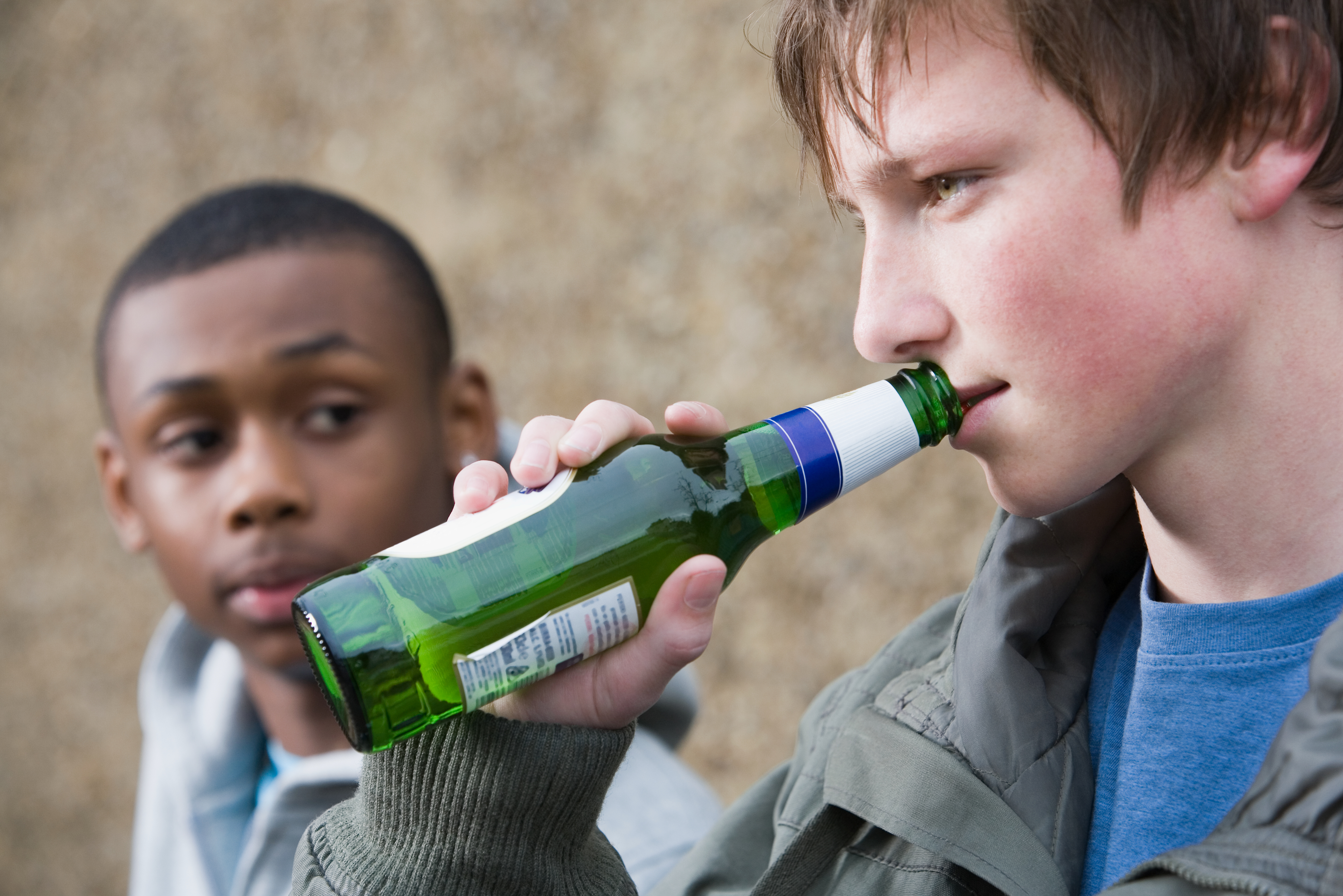 California strictly regulates underage possession of alcohol.  Charges do not require intoxication.