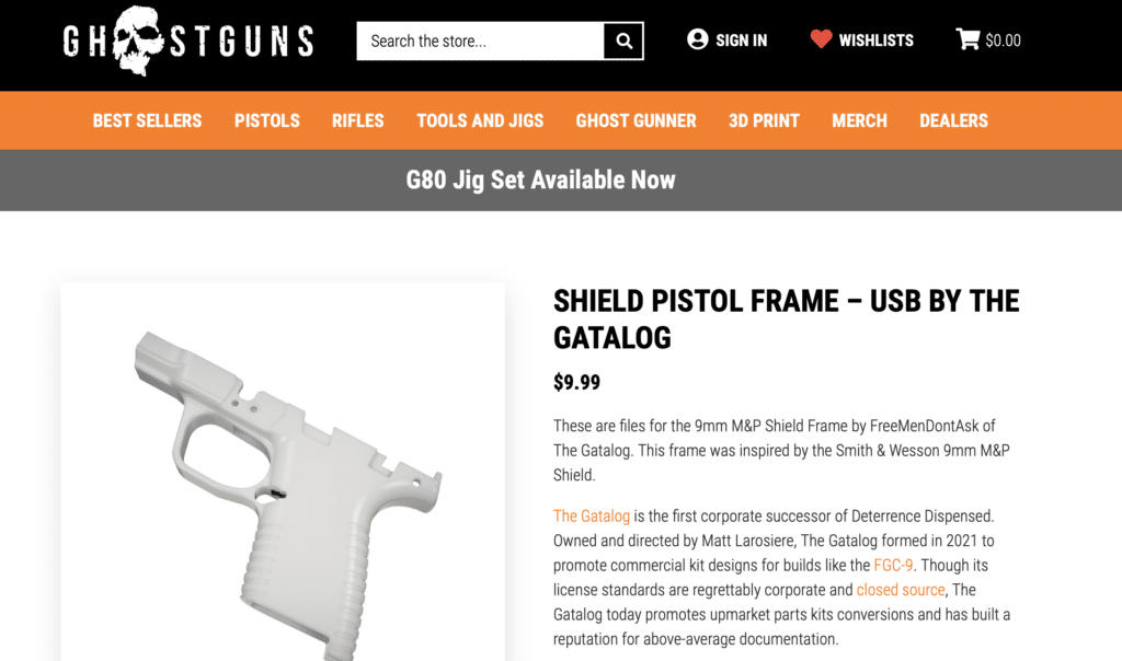 Ghost guns can be purchased online for as little as .99.