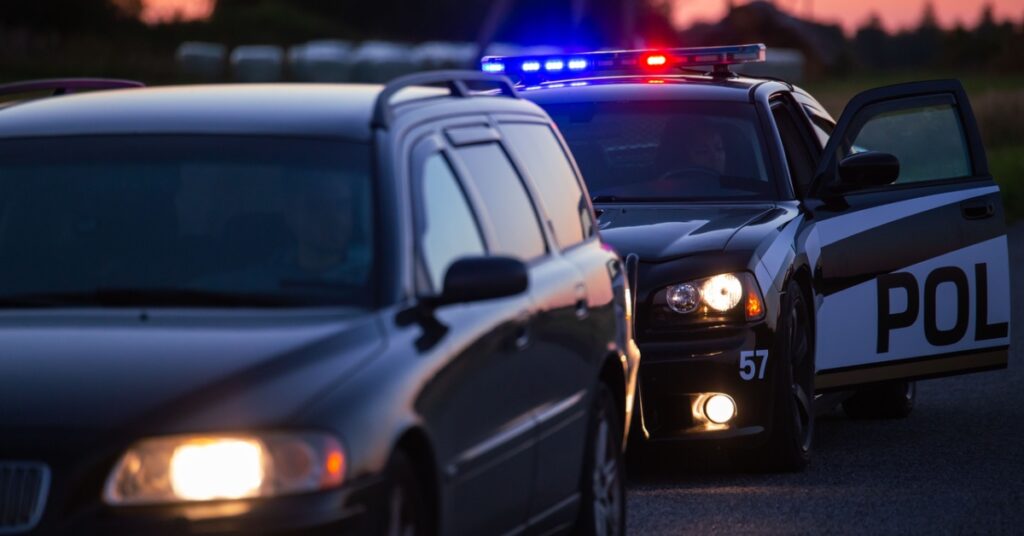 If you're pulled over, remain calm and don't make any sudden movements.