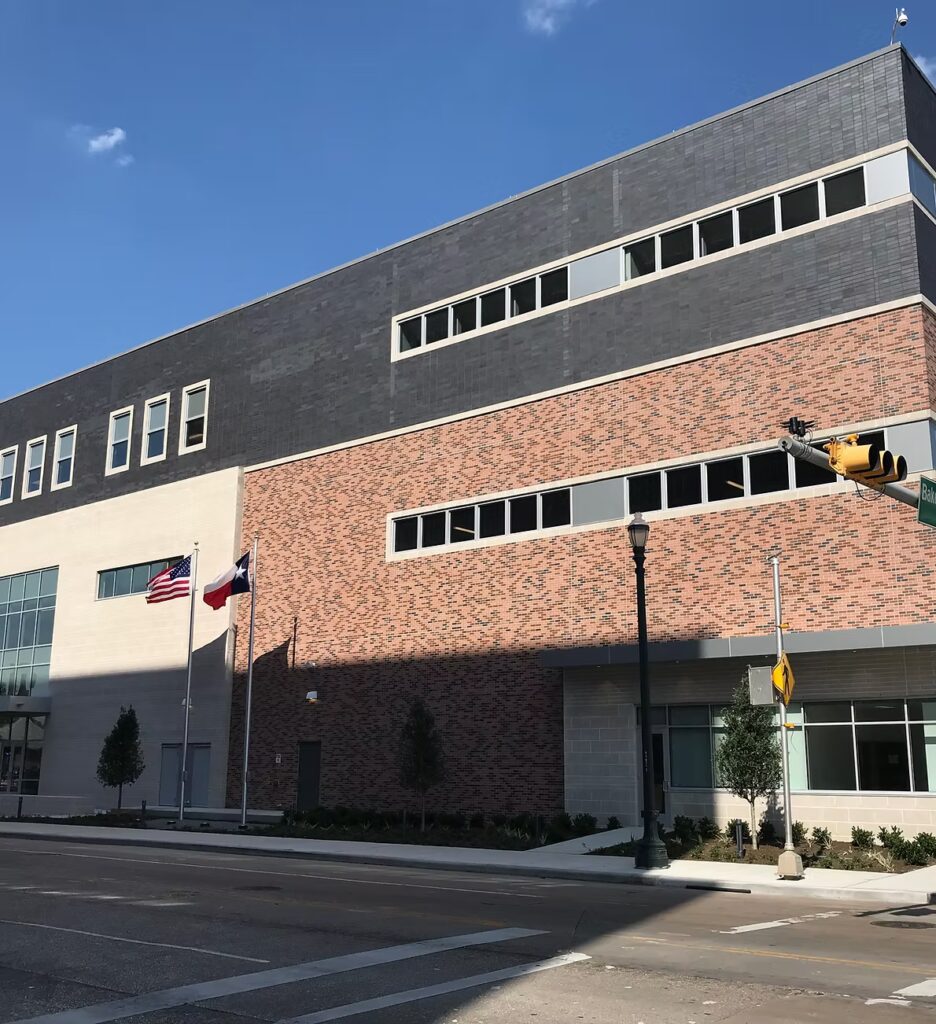 In Harris County, booking occurs at the Joint Processing Center.